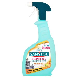 Sanytol Dezinfekce odmašťující čistič kuchyně citrusové plody 500ml TOP drogerie