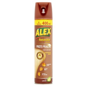 ALEX Proti prachu antistatický renovátor nábytku s vůní limetky 400ml ROSSMANN