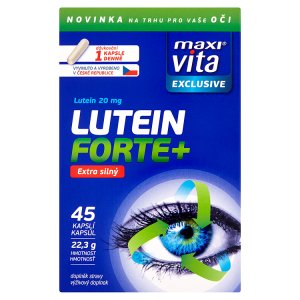 MaxiVita Exclusive Lutein forte+ extra silný 45 kapslí 22,3g