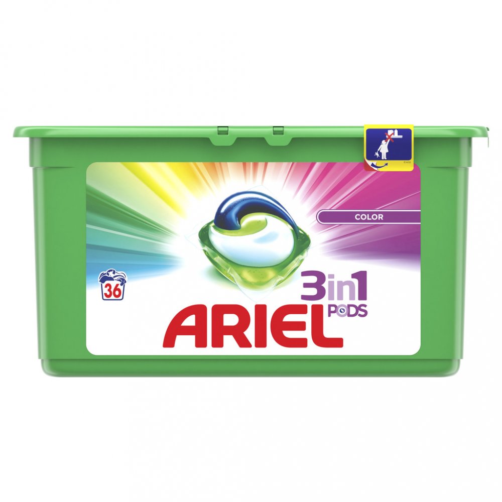 Ariel gelové kapsle 36 ks, vybrané druhy