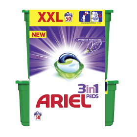 Ariel gelové kapsle 50 dávek, vybrané druhy