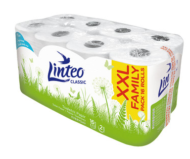 Linteo toaletní papír 16 ks 2-vrstvý Kaufland