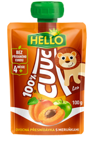 Hello Cuuc ovocná přesnídávka 100g, vybrané druhy Tesco