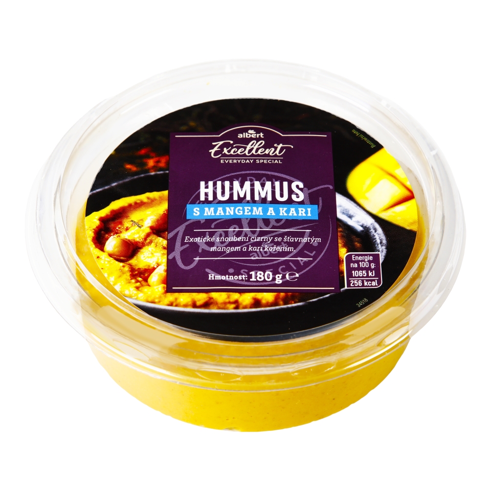 Albert Excellent Hummus mango a kari 180g