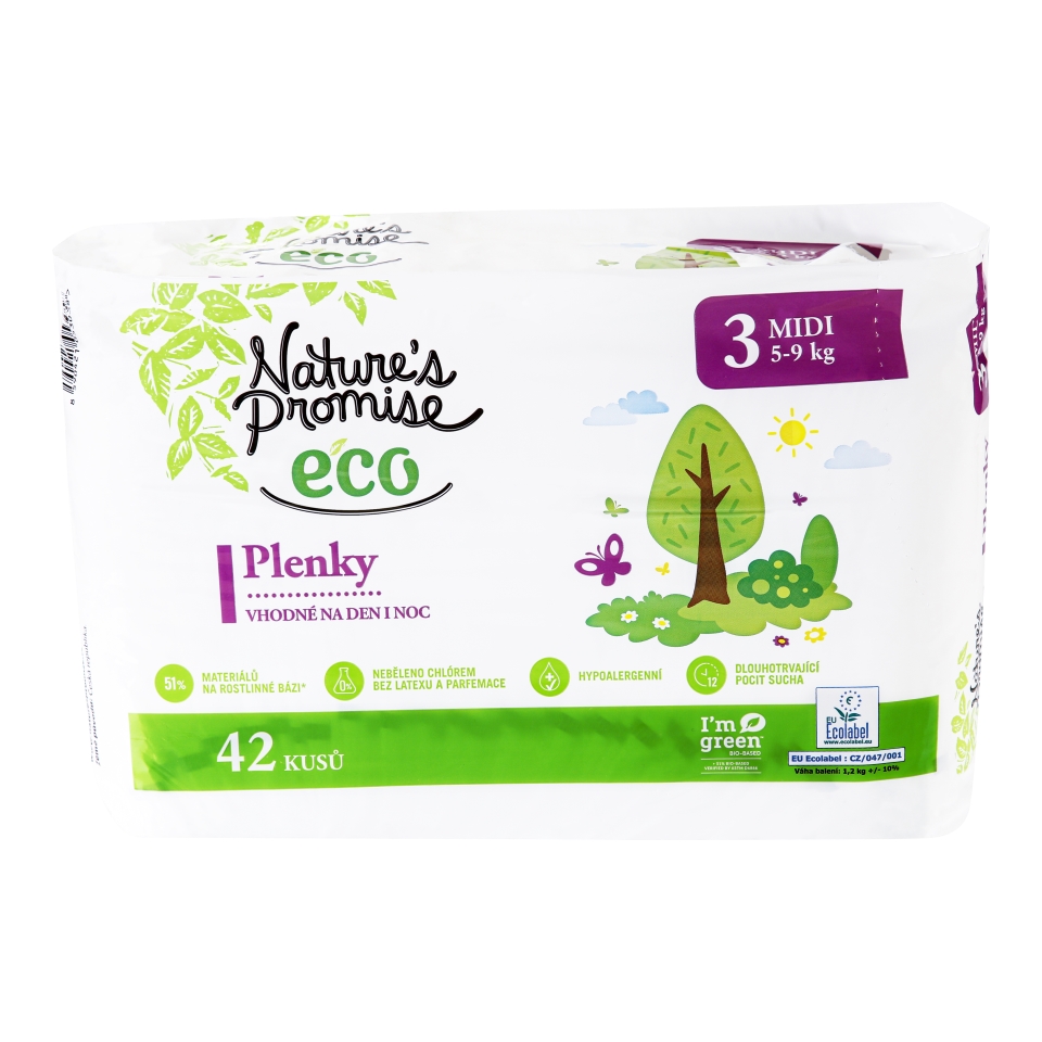 Nature's Promise Eco Pleny Midi, velikost 3 Albert