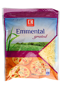 K-Classic Emmental strouhaný sýr