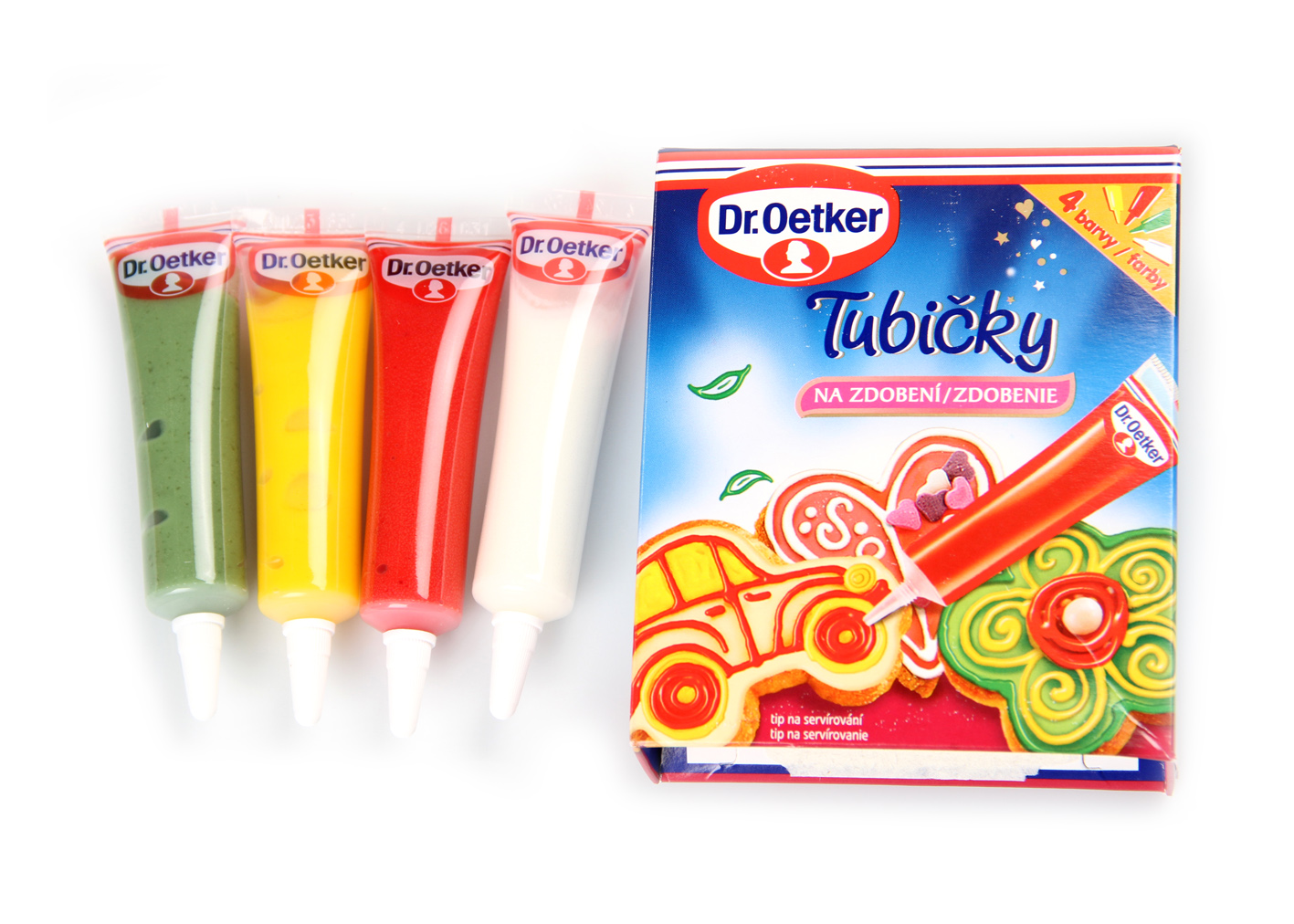 Tubičky na zdobení