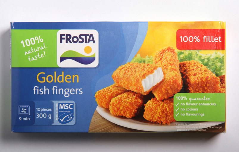 Frosta Golden fish fingers 100% fillet