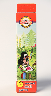 Pastelky Koh-i-noor Krtek, 6 kusů
