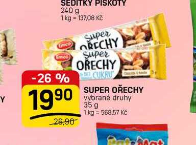 SUPER OŘECHY vybrané druhy 35 g