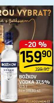 BOŽKOV VODKA 37,5% 0.5l