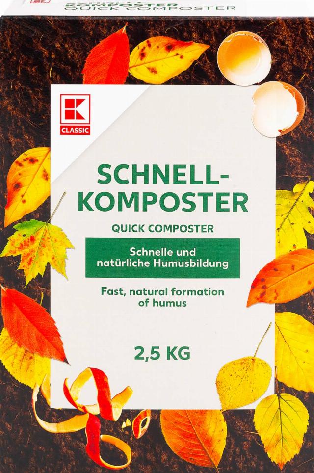 K-CLASSIC Urychlovač kompostu hmotnost: 2,5 kg