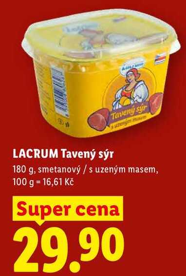 LACRUM Tavený sýr, 180 g