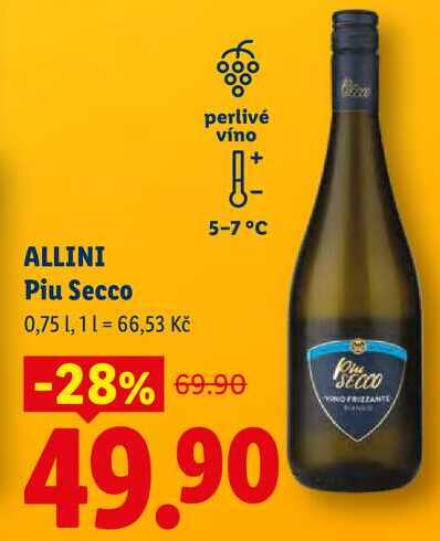 ALLINI Piu Secco, 0,75 l