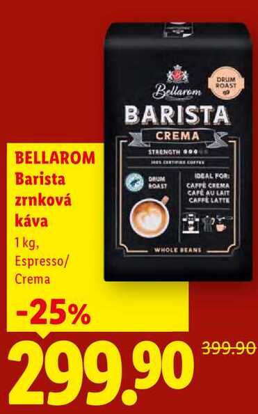 BELLAROM Barista zrnková káva, 1 kg