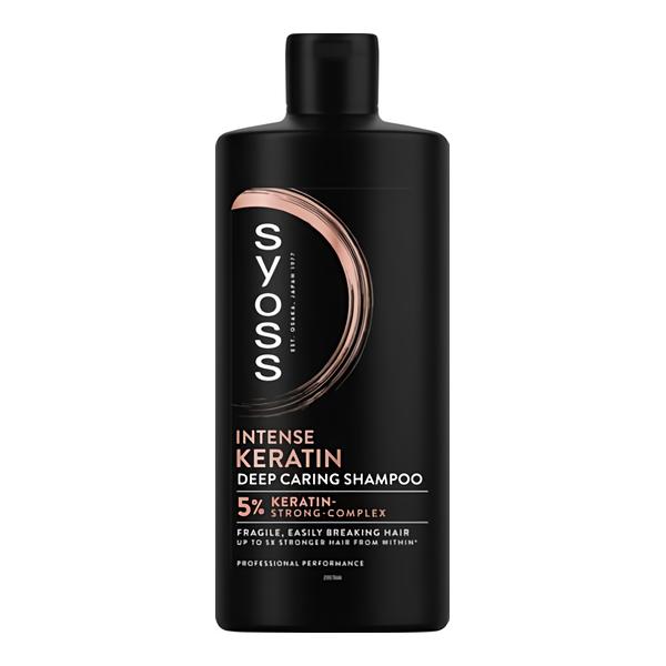 Syoss šampon Intense Keratin pro křehké, snadno se lámající vlasy Košík.cz