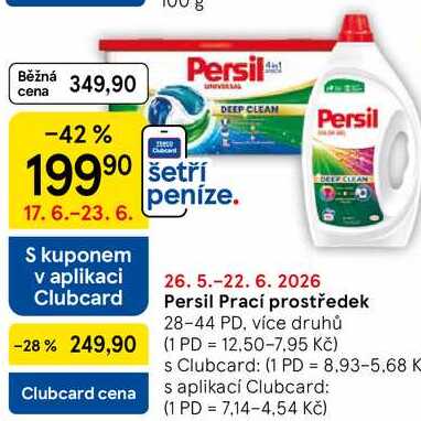 Persil Prací prostředek, 28-44 PD, více druhů Tesco