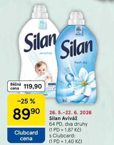 Silan Aviváž, 64 PD, dva druhy Tesco