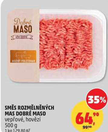 SMĚS ROZMĚLNĚNÝCH MAS DOBRÉ MASO vepřové, 500 g