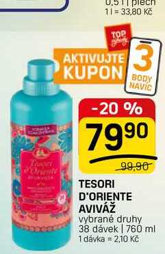 D'ORIENTE AVIVÁŽ vybrané druhy 38 dávek | 760 ml FLOP TOP
