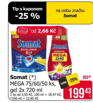 Somat gel 2x 720 ml Teta drogerie