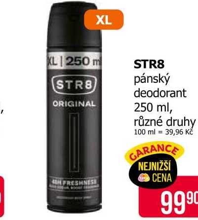 STR8 pánský deodorant 250 ml Teta drogerie