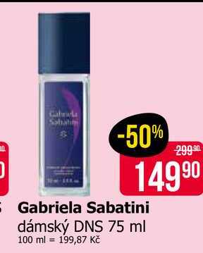 Gabriela Sabatini dámský DNS 75 ml