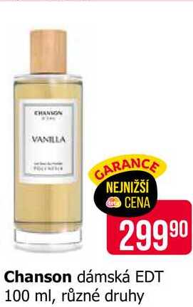 Coty Chanson EDT 100ml Teta drogerie