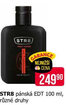 STR8 pánská EDT 100 ml, různé druhy Teta drogerie