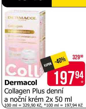 Dermacol Collagen Plus denní a noční krém 2x 50 ml Teta drogerie