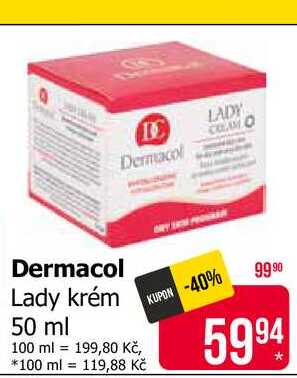 Dermacol Lady krém 50 ml Teta drogerie