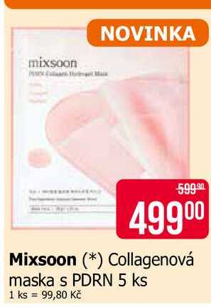 Mixsoon Collagenová maska s PDRN 5 ks Teta drogerie