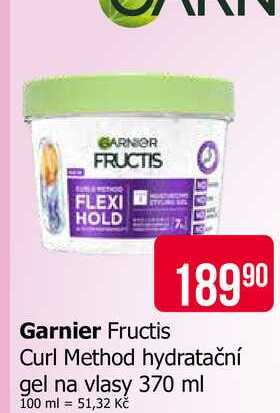 Garnier Fructis Curl Method hydratační gel na vlasy 370 ml Teta drogerie
