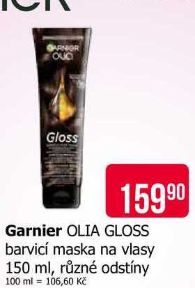 GARNIER OLIA GLOSS barvicí maska na vlasy 150 ml, různé odstíny