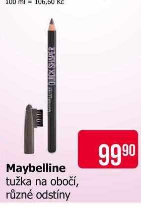 Maybelline tužka na obočí, různé odstíny Teta drogerie