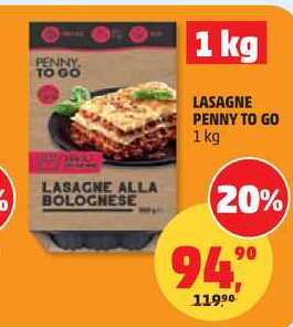 LASAGNE PENNY TO GO, 1 kg 
