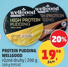 PROTEIN PUDDING WELLGOOD různé druhy, 200 g
