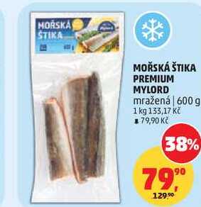 MOŘSKÁ ŠTIKA PREMIUM MYLORD mražená, 600 g 