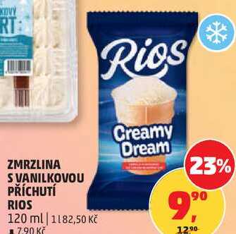 ZMRZLINA PŘÍCHUTÍ S VANILKOVOU RIOS, 120 ml