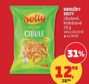 KROUŽKY SOLTY cibulové, 70 g 
