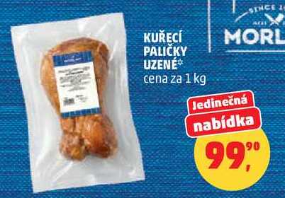 KUŘECÍ PALIČKY UZENÉ, 1 kg