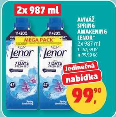AVIVÁŽ SPRING AWAKENING LENOR, 2x 987 ml Penny Market