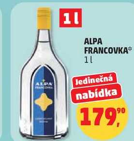 ALPA FRANCOVKA, 1 l Penny Market