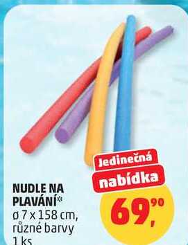 NUDLE NA PLAVÁNÍĺ, 1 ks Penny Market