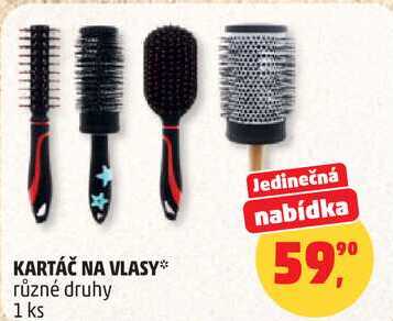KARTÁČ NA VLASY, 1 ks Penny Market