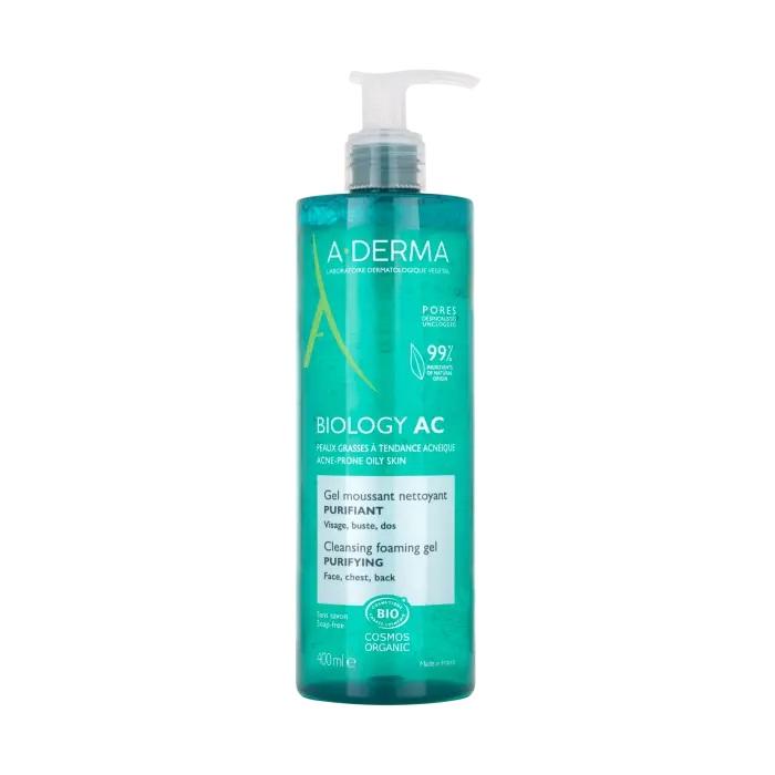 A-derma Biology Ac Čisticí pěnivý gel 400 ml Lékárna LEMON