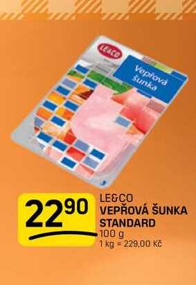 VEPŘOVÁ ŠUNKA STANDARD 100 g