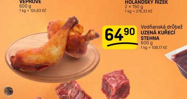 UZENÁ KUŘECÍ STEHNA 600 g