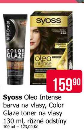 Syoss Oleo Intense barva na vlasy Teta drogerie