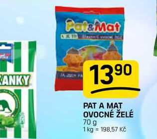 PAT A MAT OVOCNÉ ŽELÉ 70 g 